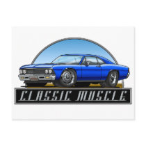 66_Chevelle_Blue postcards