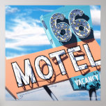 66 Motel on Historic Route 66 Poster posters