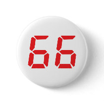66 sixty-six red alarm clock digital number buttons by Tomaniac 66 sixty-six red alarm clock digital number buttons