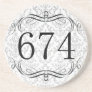 674 Area Code Beverage Coaster