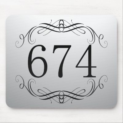 674 Area Code Mouse Pad by AreaCodes