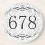 678 Area Code Beverage Coaster
