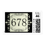 678 Area Code Stamps