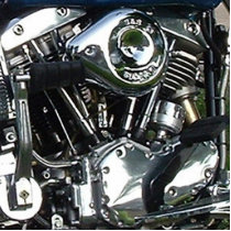 67 Shovelhead Engine photo sculptures
