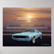 67 ss/rs camaro print