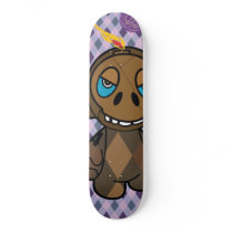 67SOSK8 ARGYLE SERIES VOODO CHILD*PURPLE & BROWN skateboards