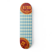 67SOSK8 ARGYLE SKYBLUE*TEAL skateboards