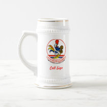 67th Custom Beer Stein w/call sign Mug