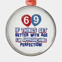 67th year old birthday designs ornaments