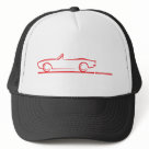 zaz_trucker_hat - 67, 68 and  69 Chevrolet Camaro Silhouettes Products. Illustration by Frank Schuster