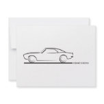68 Camaro Hard Top BLK Personalized Announcements