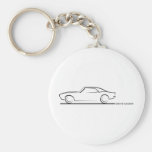 68 Camaro Hard Top BLK Key Chains