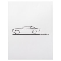68 Camaro Hard Top BLK Personalized Letterhead