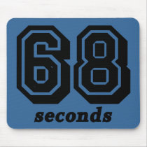 68 Seconds Pure Thought Mouse Pad