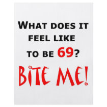 69 Bite Me! flyers
