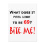 69 Bite Me! Post Card
