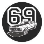 69 Fastback Stickers