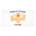 69 Holy Cow! Photo Greeting Card