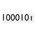 69 in Binary bumper stickers