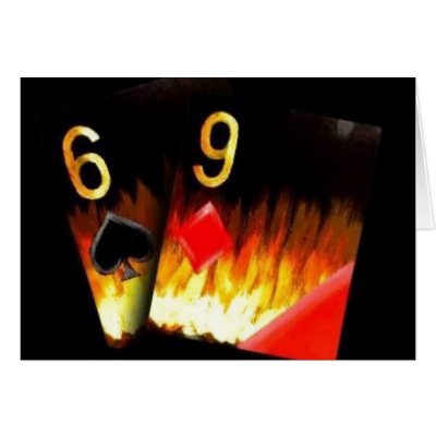 69 Need I say More Poker Greeting Card by Teo by Teofaith