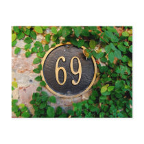 69th Birthday Postcard