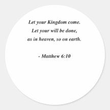 6:10 de MATTHEW Pegatina