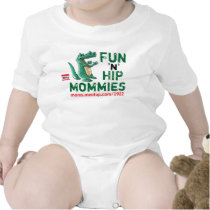 6-12 month Onesie Fun n Hip Moms - Customized Tshirts