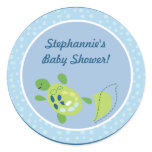 6 - 3" Favor Stickers Turtle Reef Ocean Sea Turtle