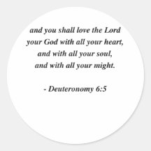6:5 de DEUTERONOMY Etiqueta