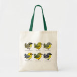 6 Birdorable Warblers Tote Bag