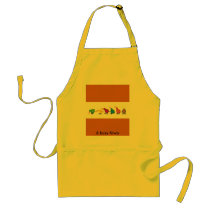 6 busy Kiwis pretty apron by adellaandmella 6 busy Kiwis pretty apron
