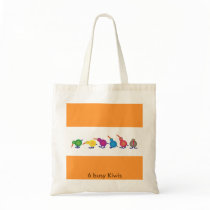 6 busy Kiwis pretty bag by adellaandmella 6 busy Kiwis pretty bag