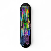 6 Coloured Cocktail Shot Glasses -Style 6 Skate Deck
