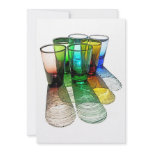 6 Coloured Cocktail Shot Glasses -Style 7 Custom Announcement