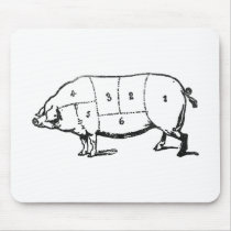 6 Degrees of  Bacon Mouse Pads