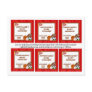 6 Favor Tags All-Star Red Postcards