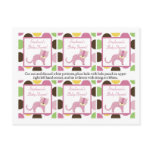 6 Favor Tags Jungle Queen Tiger Safari Zoo Animal Postcards