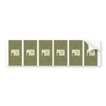 6 Hershey's Miniature Labels Forrest Animal Owl Bumper Stickers