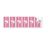 6 Hershey's Miniature Labels Girl Pink Punk Skull Bumper Stickers