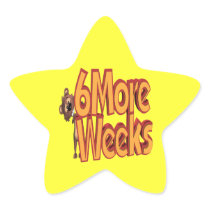 6 More Weeks Stickers