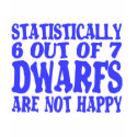 6 out of 7 dwarfs t-shirts