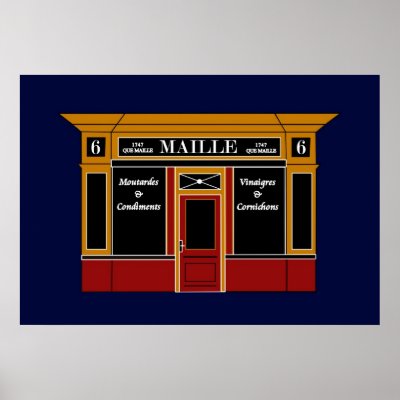 6 place de la Madeleine - a Parisian Shop Print by lonvig