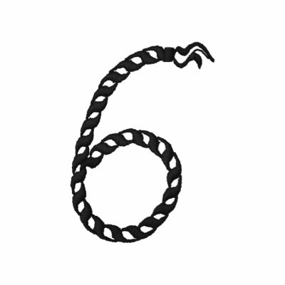"6" Rope Number 2.5"