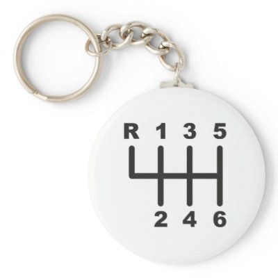 6 Speed Shift Gate Keychains by MeisterGaugeFaces