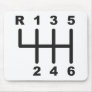 6 Speed Shift Gate Mouse Pads