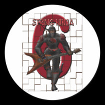 6 string ninja stickers