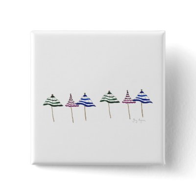 6 Umbrellas Button by ginyhogan