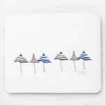 6 Umbrellas Mousepad
