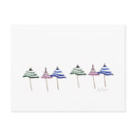 6 Umbrellas Postcard