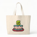 6 Year Old Birthday Cake bags